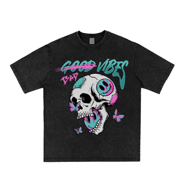 "Bad Vibes" Oversized Tee