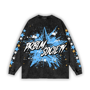 "Blue Bareface" Long Sleeve