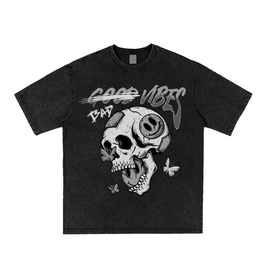 "Bad Vibes" Oversized Tee