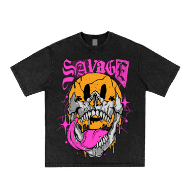 "Savage" Oversized Tee
