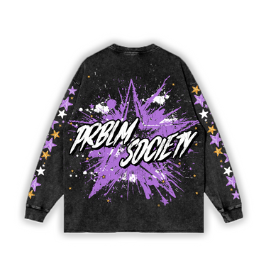 "Purple Bareface" Long Sleeve